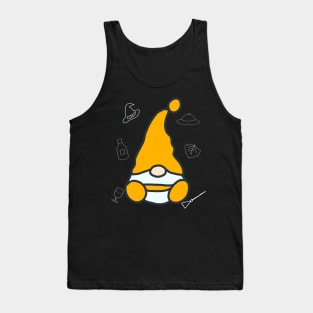 Cute Gnomes Fall Happy Halloween Thanksgiving Christmas Tank Top